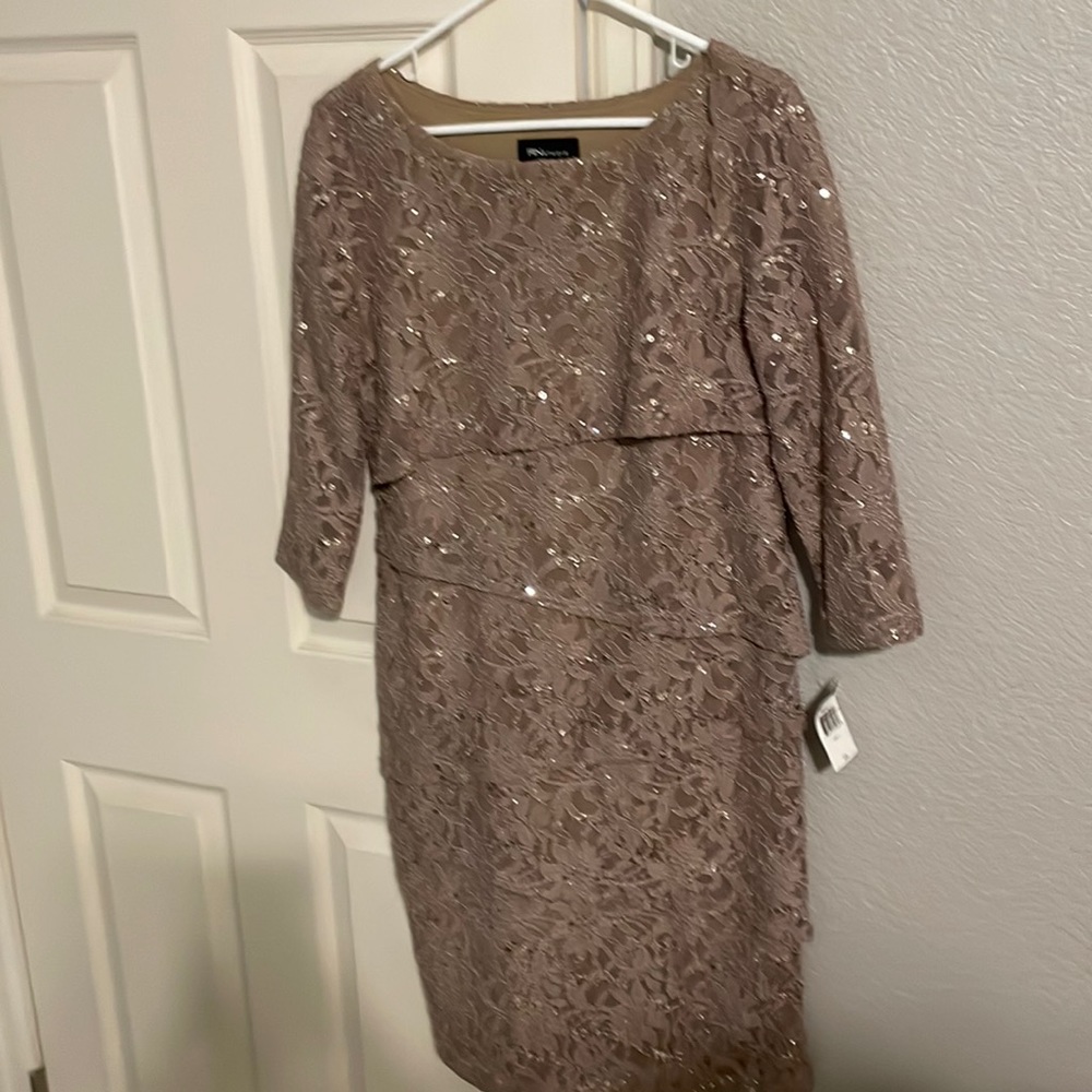 Gold sequined dress new with tags